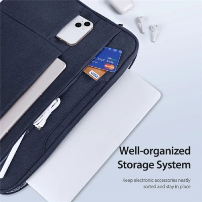 сумка для ноутбука dux ducis lbtd multi-pocket handbag for 15.5"-16" (navy blue) 