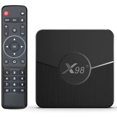 тв приставка x98q plus 4/32 s905w2, andr 11, lan 100, dual wi-fi,lerning 