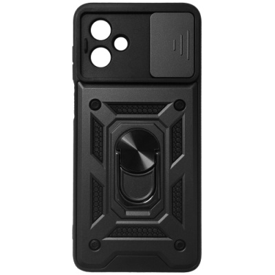 Купить чохол-накладка armor magnet camshield для motorola g14 4g - black онлайн