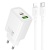 Мережевий Зарядний Пристрій Hoco N63 1USB/18W/QC3.0 + 1Type-C/30W/PD + (Type-C - Lightning) (Білий) мережевий зарядний пристрій hoco n63 1usb/18w/qc3.0 + 1type-c/30w/pd + (type-c - lightning) (білий)