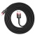 Кабель Baseus Cafule USB - Lightning 2.4A/1m (CALKLF-B19) (Black-Red) кабель baseus cafule usb - lightning 2.4a/1m (calklf-b19) (black-red)