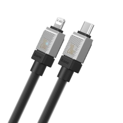 кабель baseus coolplay series (pd) type-c - lightning 20w/5a/1m (cakw000001) (black) 