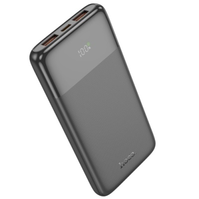 додаткова батарея power bank hoco j121 fast 22.5w+pd20w fully compatible with digital display 10000mah (чорний) 