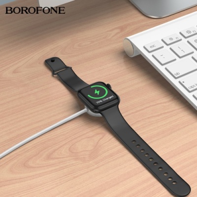 безпровідний зарядний пристрій для apple watch borofone bq13c (білий) 