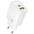 Мережевий Зарядний Пристрій Hoco N61 1USB/18W/QC3.0 + 1Type-C/20W/PD (Білий) мережевий зарядний пристрій hoco n61 1usb/18w/qc3.0 + 1type-c/20w/pd (білий)