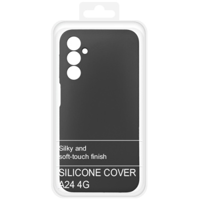 Купить чохол soft silicone case full для samsung a245 galaxy a24 (темно-сірий) онлайн