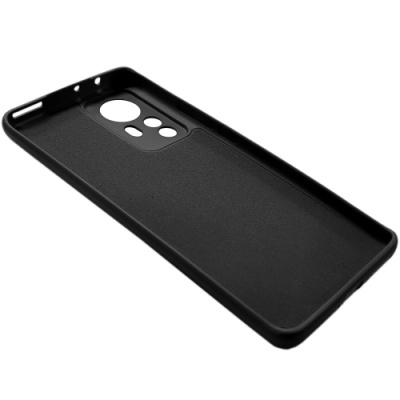 Купить силіконовий чохол silicone cover для xiaomi 12 pro 5g (чорний) онлайн