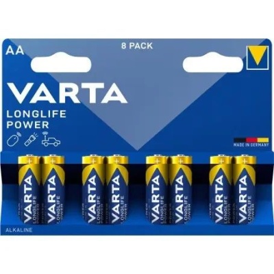 батарейка varta longlife power lr6 aa 4906 bl (8шт) 