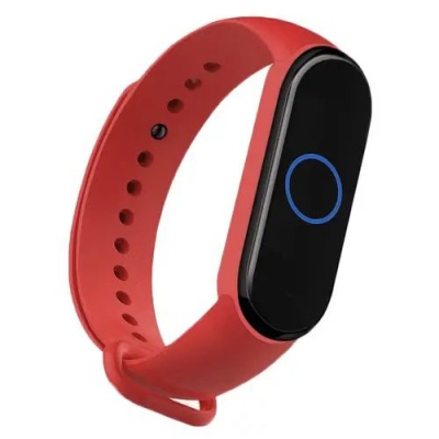 ремінець для xiaomi mi band 5/6/7 red 