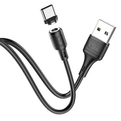 кабель hoco x52 sereno magnetic usb - type-c 3.0a/1m (чорний) 