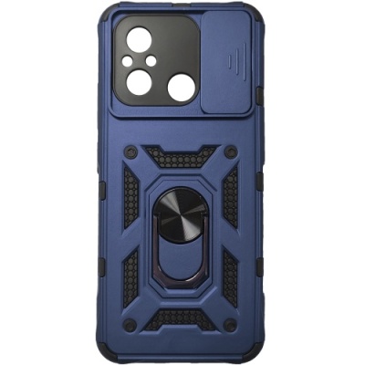 Купить чохол-накладка armor magnet camshield для xiaomi redmi 12c - dark blue онлайн