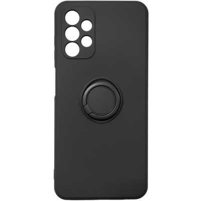 Купить силіконовий чохол soft silicone casevsmagnet ring для samsung a135 galaxy a13 4g - black онлайн