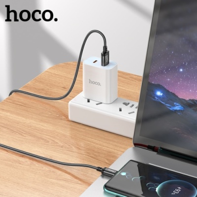 кабель hoco x89 wind usb - type-c 3a/2m (чорний) 