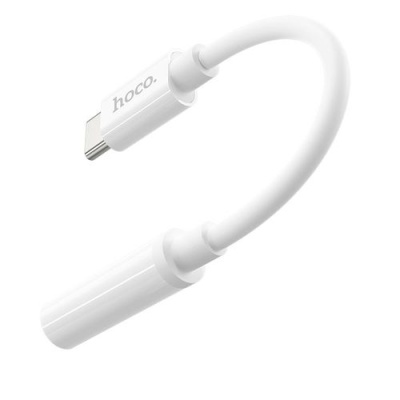 перехідник hoco ls30 type-c - 3.5 audio jack (білий) 