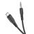 кабель aux borofone bl8 3.5mm(male) - type-c(male) 1m (чорний) 