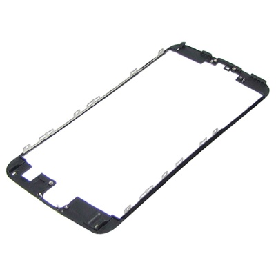 дисплейна рамка для apple iphone 6s plus чорна з термоклеєм high copy