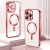 Чохол TPU Metallic Full Camera with Magsafe для Apple iPhone 12 Pro Max (Red) Купить чохол tpu metallic full camera with magsafe для apple iphone 12 pro max (red) онлайн