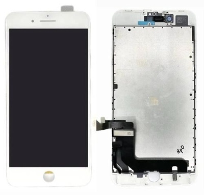 дисплей для apple iphone 8 з білим тачскріном і рамкою ips