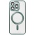 Купить чохол tpu metallic full camera with magsafe для apple iphone 12 pro (matte green) онлайн