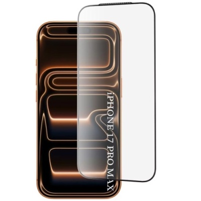 захисне скло ipaky для apple iphone 17 pro max (чорний) 