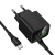 мережевий зарядний пристрій hoco cs83a 1usb/18w/qc3.0 + 1type-c/20w/pd + (type-c - type-c) (чорний) 