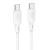 кабель borofone bx113 silicone type-c - type-c 60w/1m (бiлий) 