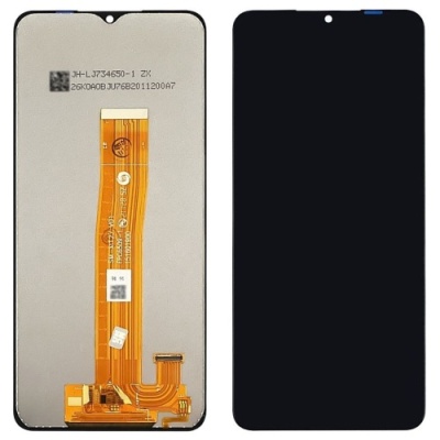 дисплей для samsung m127 galalxy m12 2021 з чорним тачскріном
