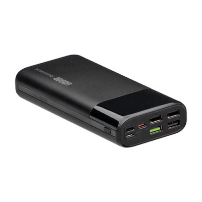 додаткова батарея power bank borofone dbt01 pd 40000 mah pd18w/qc3.0 (чорний) 