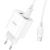 мережевий зарядний пристрій hoco c80a plus 1usb/18w/qc3.0 + 1type-c/20w/pd + (type-c - type-c) (білий) 