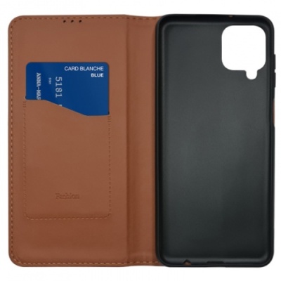 Купить чохол-книжка leather fold для samsung a125 galaxy a12/a127 galaxy a12/m127 galaxy m12 (темно-зелений) онлайн