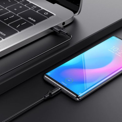 кабель borofone bx41 amiable magnetic usb - type-c 3a/1m (чорний) 