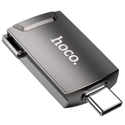 перехідник hoco ua19 type-c - hdmi 4k (сірий) 