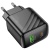 Мережевий Зарядний Пристрій Hoco CS25A 1USB/18W/QC3.0 + 1Type-C/20W/PD (Чорний) мережевий зарядний пристрій hoco cs25a 1usb/18w/qc3.0 + 1type-c/20w/pd (чорний)
