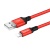 кабель hoco x14 times speed usb - lightning 2.4a/2m (червоно-чорний) 