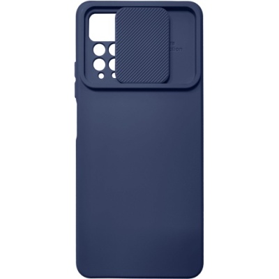 Купить силіконовий чохол soft tpu armor camshield для xiaomi redmi note 12 pro 4g - dark blue онлайн