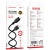 кабель borofone bx113 silicone usb - lightning 2.4a/2m (чорний) 