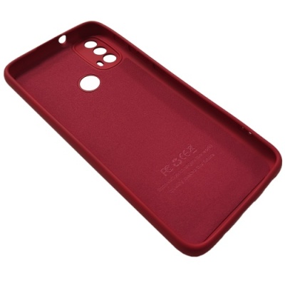 Купить силіконовий чохол soft tpu armor для motorola e40 - wine red онлайн