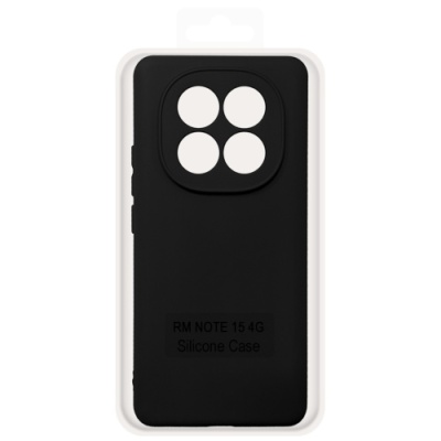Купить чохол soft silicone case full для xiaomi redmi note 15 4g (164.03/75.42/7.94) (black) онлайн