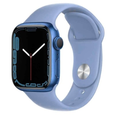ремінець hoco wa01 для apple watch 1-11/ultra (42/44/45/49mm) ( 7 misty blue) 