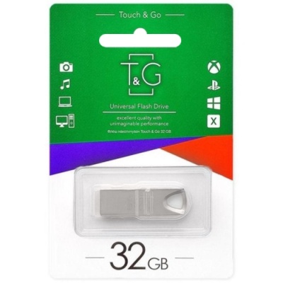 usb флеш-накопичувач tg 32gb metal 117 (сталевий) 