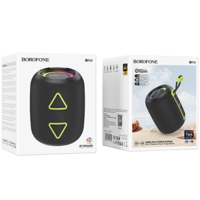 портативна колонка borofone br36 (чорний) 