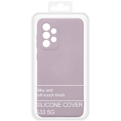 Купить чохол soft silicone case full для samsung a336 galaxy a33 5g (гліцинія) онлайн