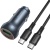 Автомобільний Зарядний Пристрій Borofone BZ32B 48W 1Type-C/30W/PD + 1USB/18W/QC3.0 + (Type-C - Type-C) (Сірий)