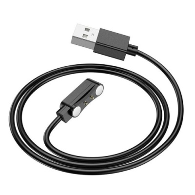 зарядний пристрій для смарт-годинника borofone bd8 (чорний) 4mm*12.3mm 