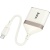 Перехідник Hoco UA40A 2in1 Type-C - SD/TF card reader (білий apricot) перехідник hoco ua40a 2in1 type-c - sd/tf card reader (білий apricot)