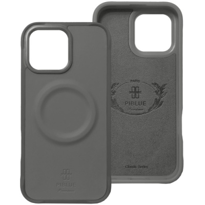 Купить чохол piblue magentic carbon magsafe (pl-128) для apple iphone 16 pro max (титаново-сірий) онлайн