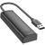 usb hub hoco hb41 easy 4-in-1 converter (usb to usb2.0*4) 0,2m. black 