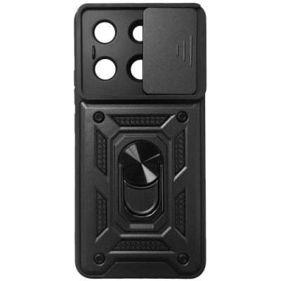Купить чохол-накладка armor magnet camshield для xiaomi redmi note 13 4g - black онлайн