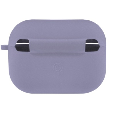 Купить чохол silicone case with fibra для навушників airpods pro (lavander grey) онлайн