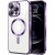 Купить чохол tpu metallic full camera with magsafe для apple iphone 16 pro (dark purple) онлайн